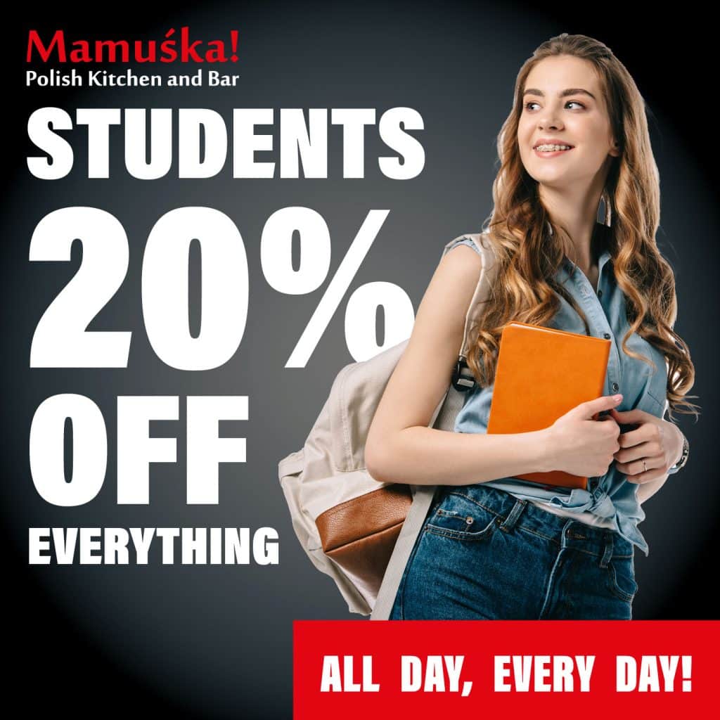 20% Student Discount