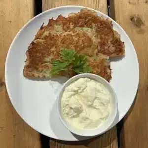 Placki Naked with Sour Cream