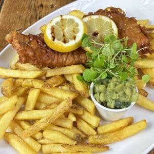 Beer Battered Fish with Chips
