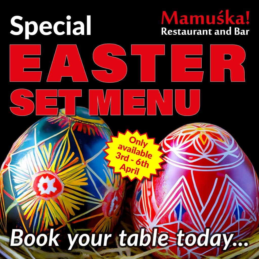 Special Easter Set Menu