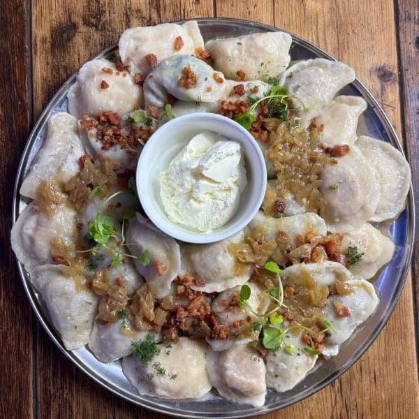 Pork Pierogi Platter