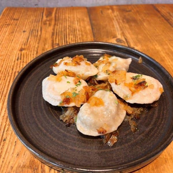 Sauerkraut & Mushroom Pierogi